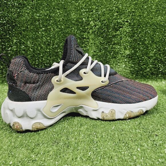 Nike React Presto Flyknit Multi Black Athletic Shoes CN1709-001 Mens Size US 13 - Picture 7 of 11